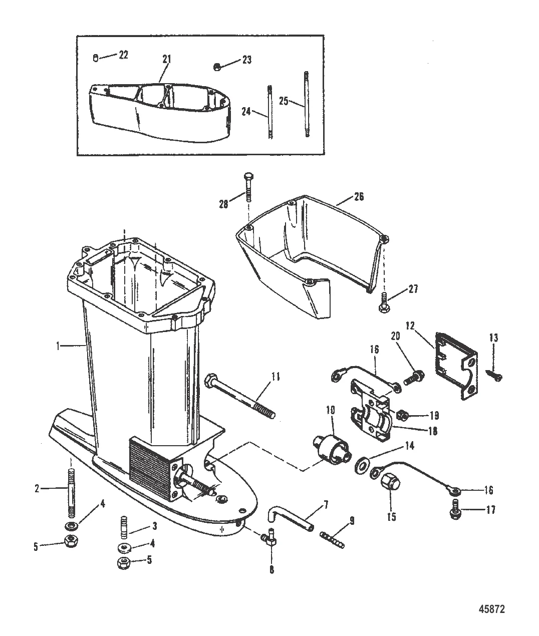 Корпус ведущего вала
