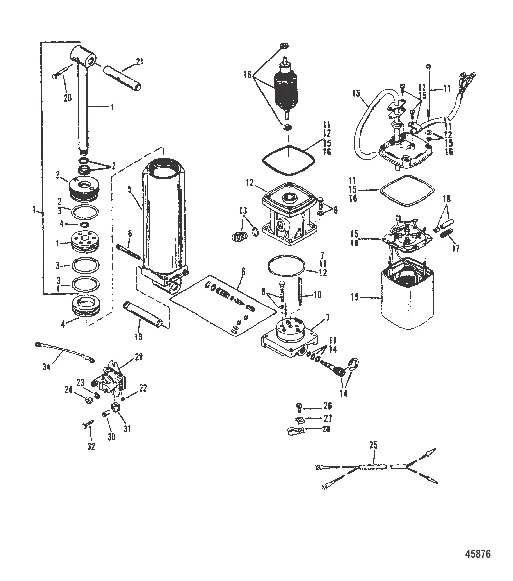 Компоненты усилителя дифферента