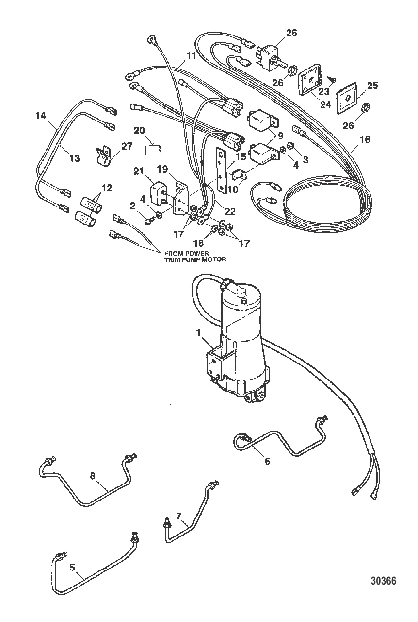 КОМПЛЕКТ НАСОСА/ДВИГАТЕЛЯ (FK654541)