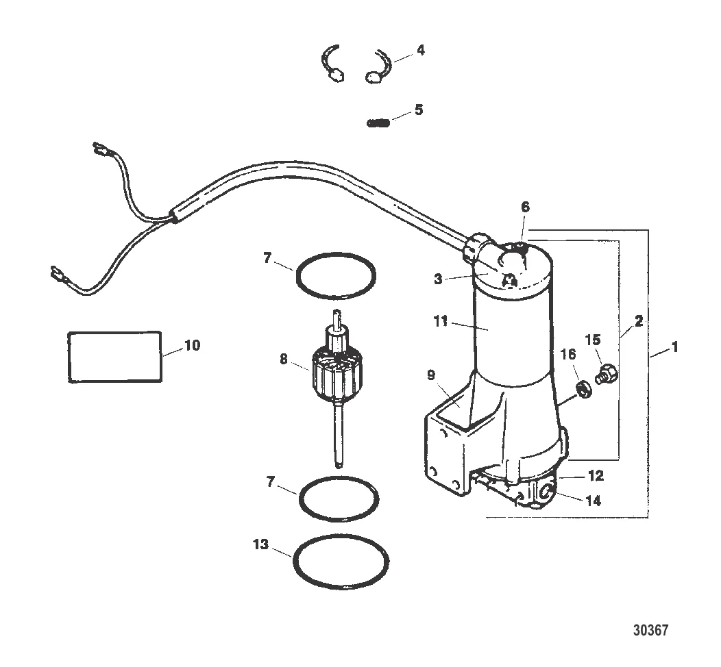 УЗЕЛ НАСОСОВ И ДВИГАТЕЛЕЙ (F660541) (ИД ЯРЛЫК # HYM-5001)