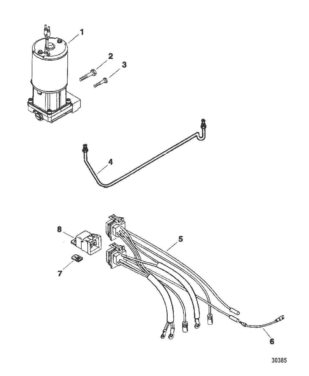 КОМПЛЕКТ НАСОСА/ДВИГАТЕЛЯ (832021A8)