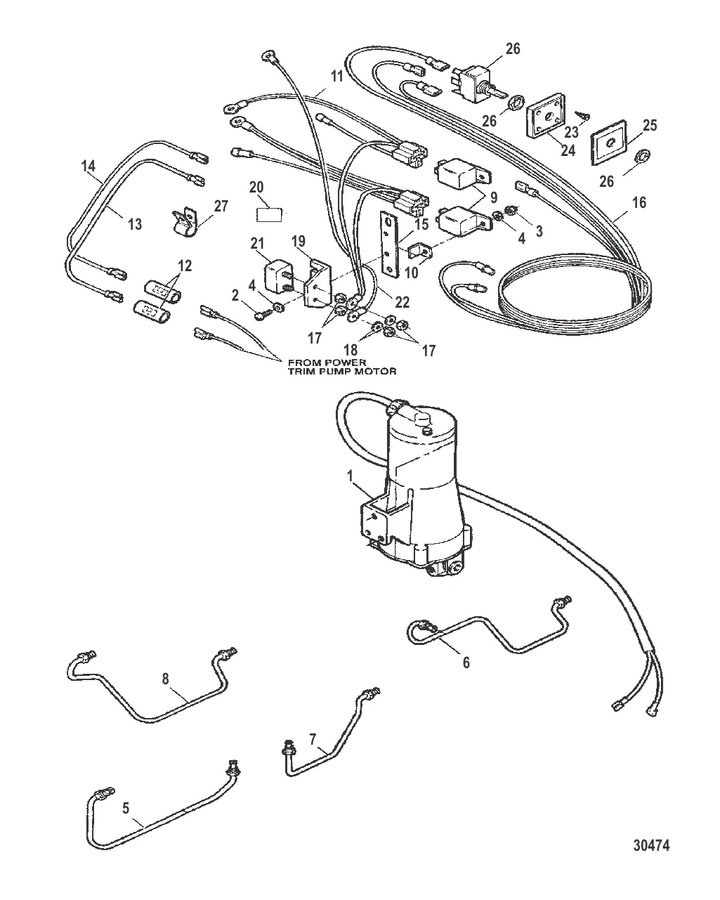 КОМПЛЕКТ НАСОСА/ДВИГАТЕЛЯ (FK654541)