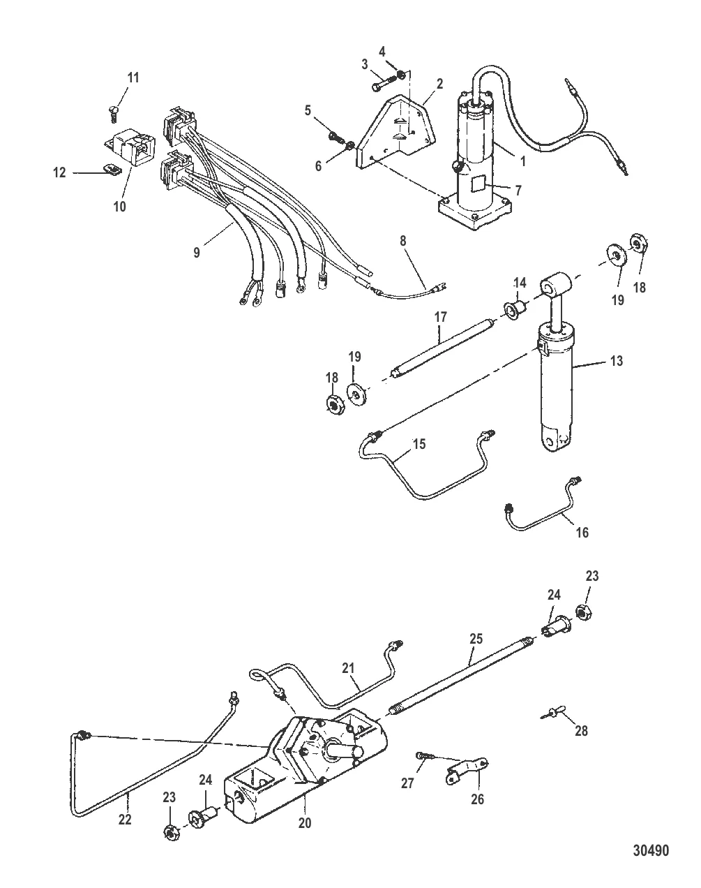 СИСТЕМА ДИФФЕРЕНТА И НАКЛОНА В СБОРЕ (ШТЕПСЕЛЬНЫЕ РАЗЪЕМЫ) (819762A4)