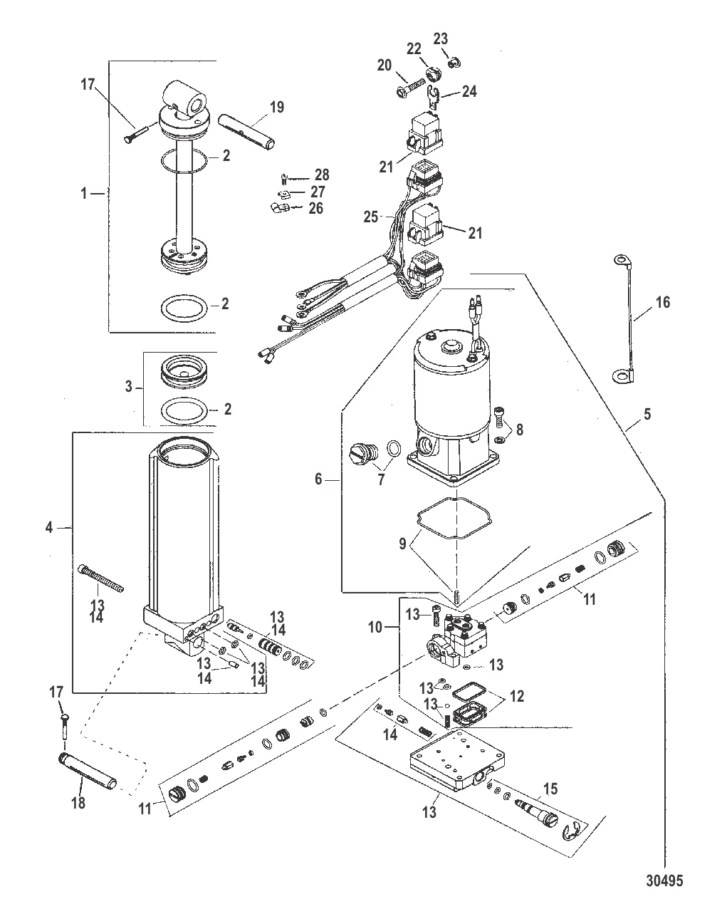 НАСОС В СБОРЕ – СИСТЕМА ДИФФЕРЕНТА (830250A1 и 830250A3)
