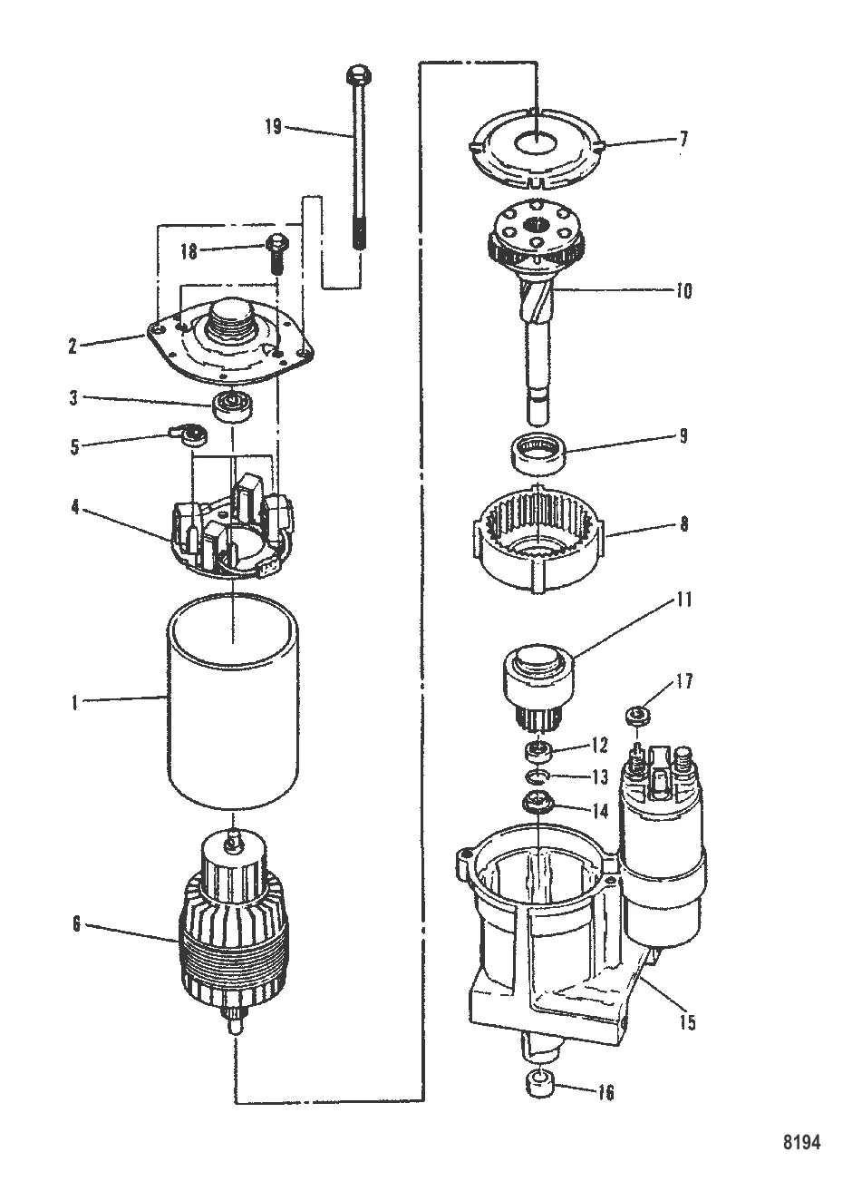 Стартер Delco Remy 9000763, колпачок диаметром 3.5"