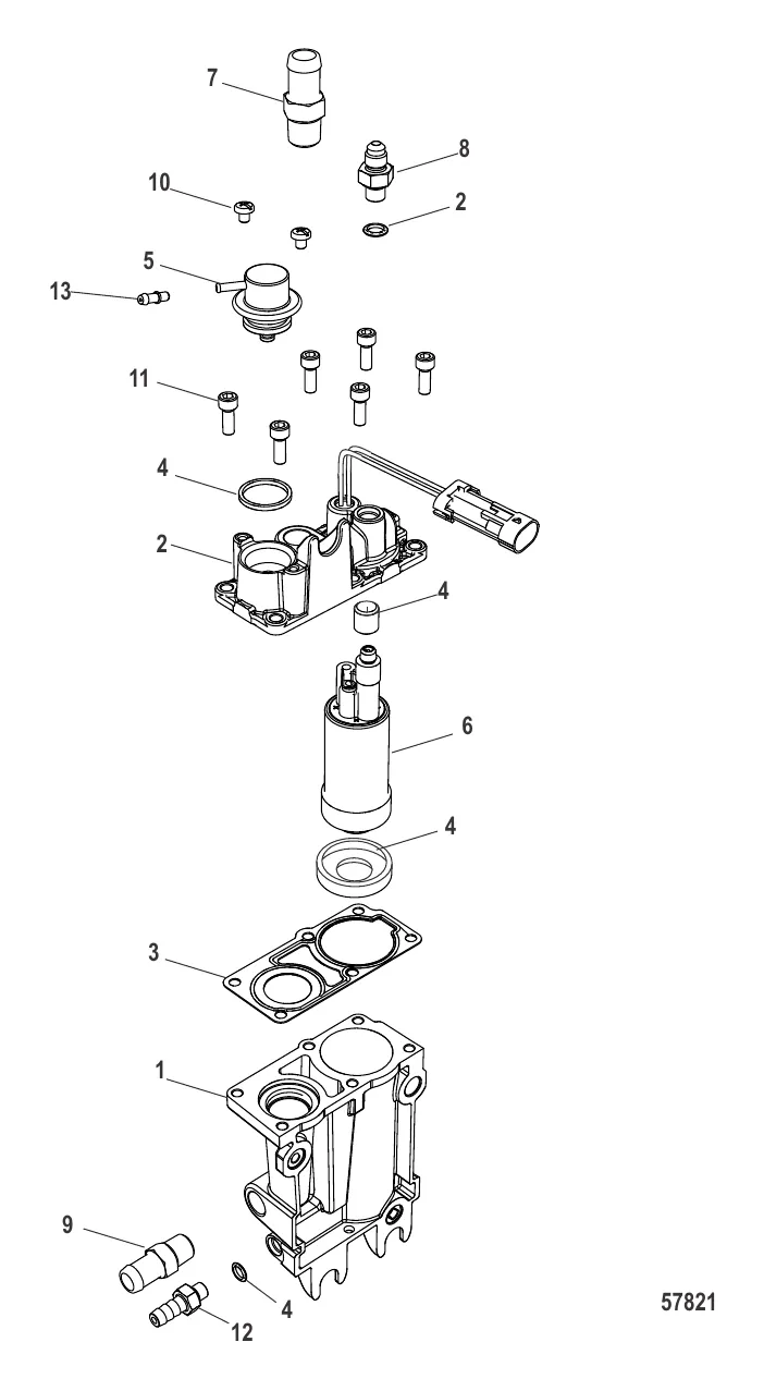Блок подачи топлива Охлажденное топливо