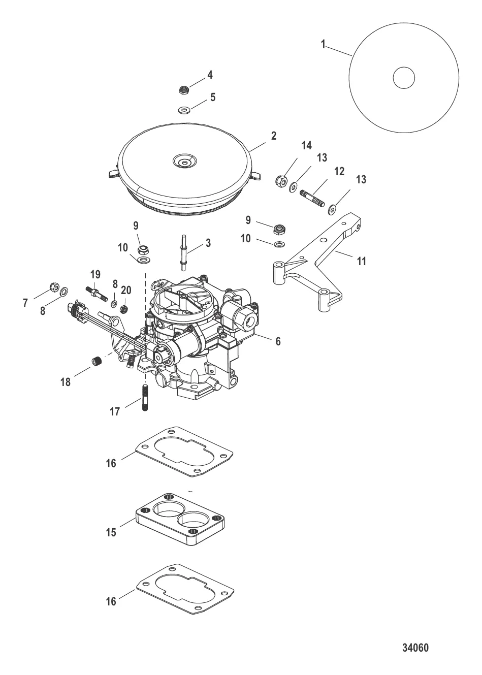 Карбюратор и тяга газа