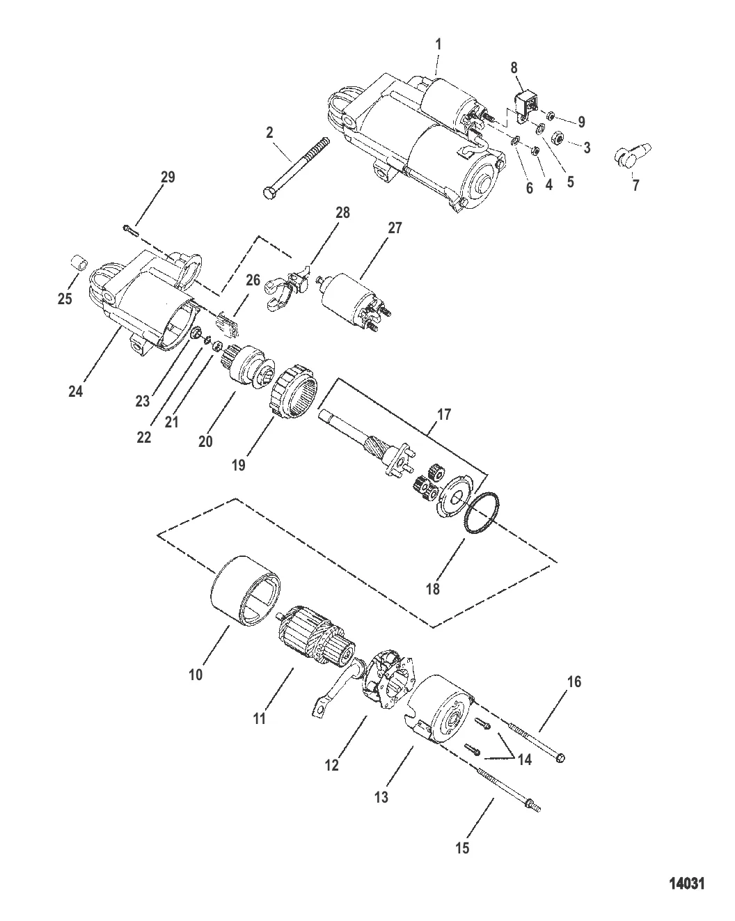 Стартер (Delco-PG260F1)