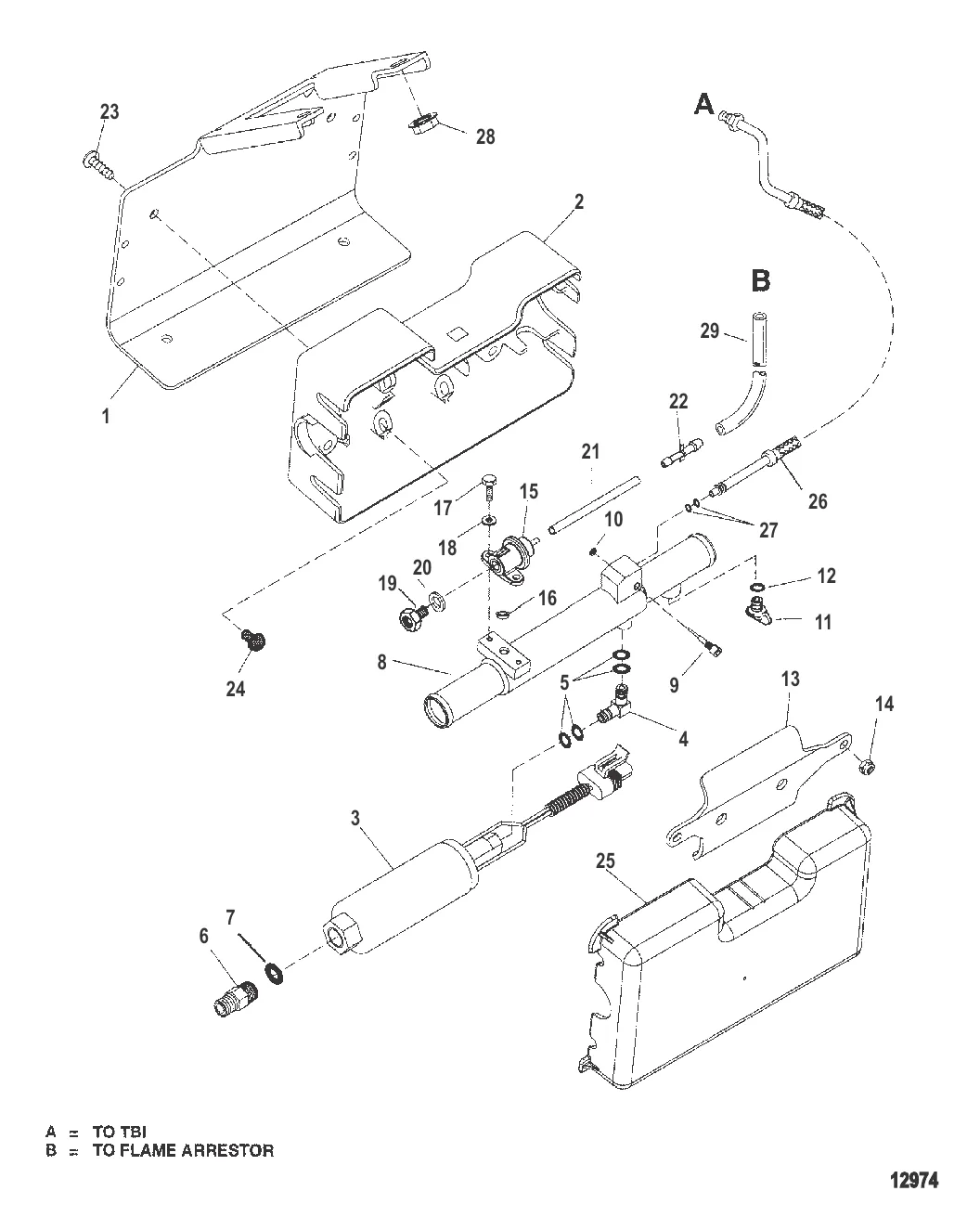 Топливный насос и охладитель топлива