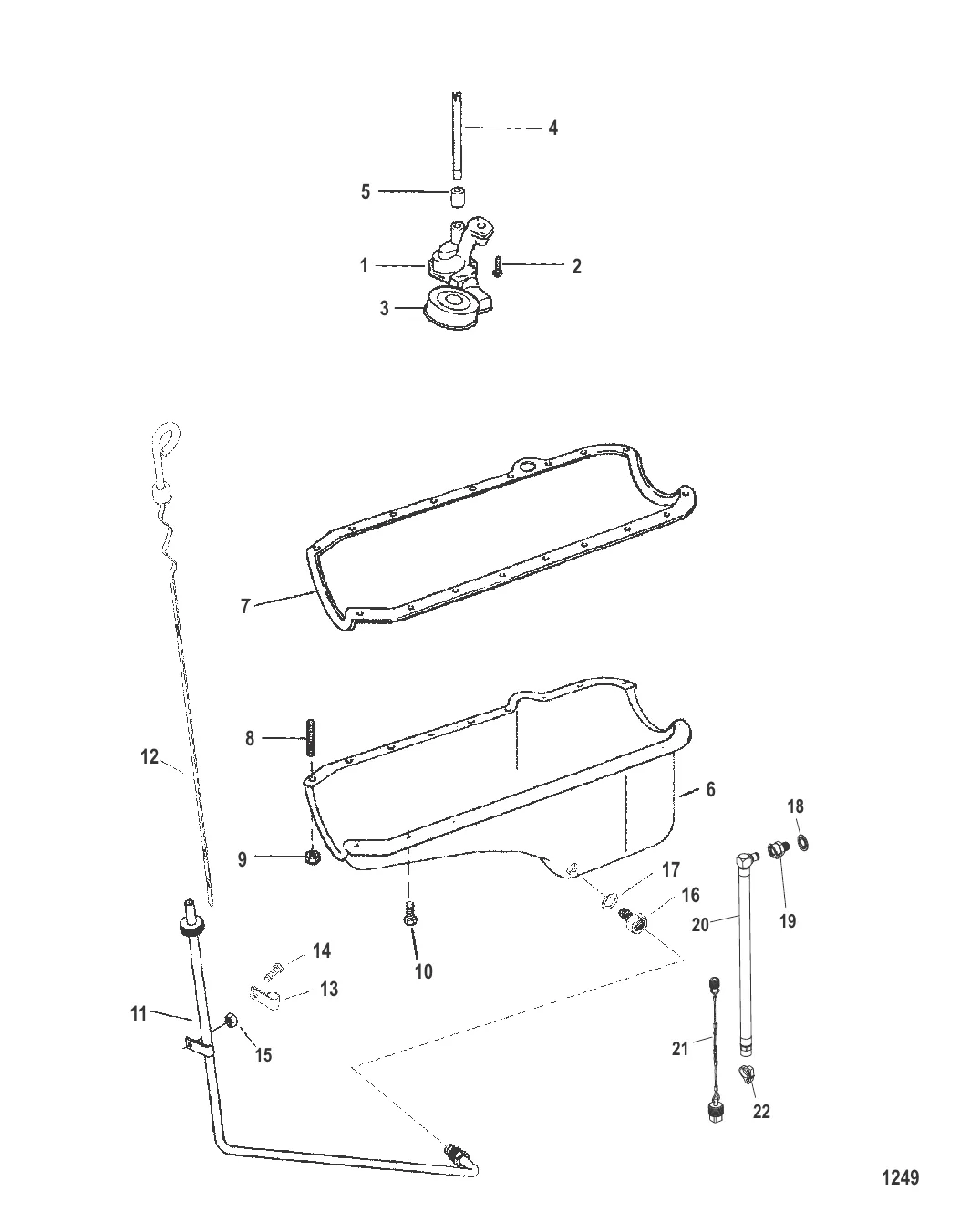 Маслосборник и масляный насос