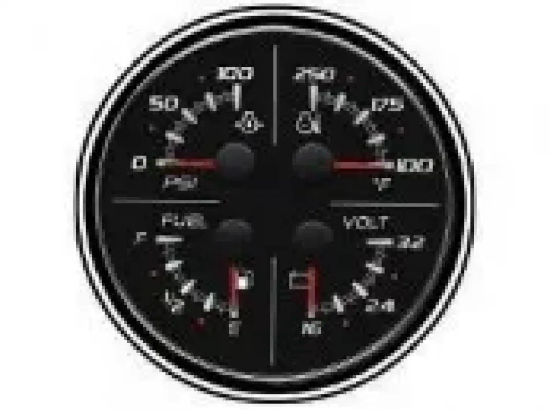 Mercury Marine Указатель 4-в-1 (24 В) без логотипа