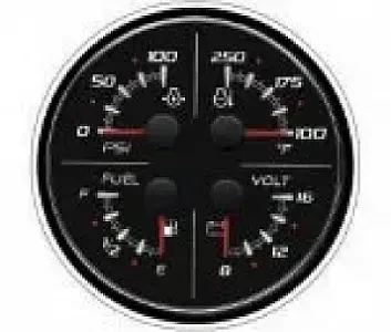 Указатель 4-в-1 (12 В) без логотипа 8M0069437