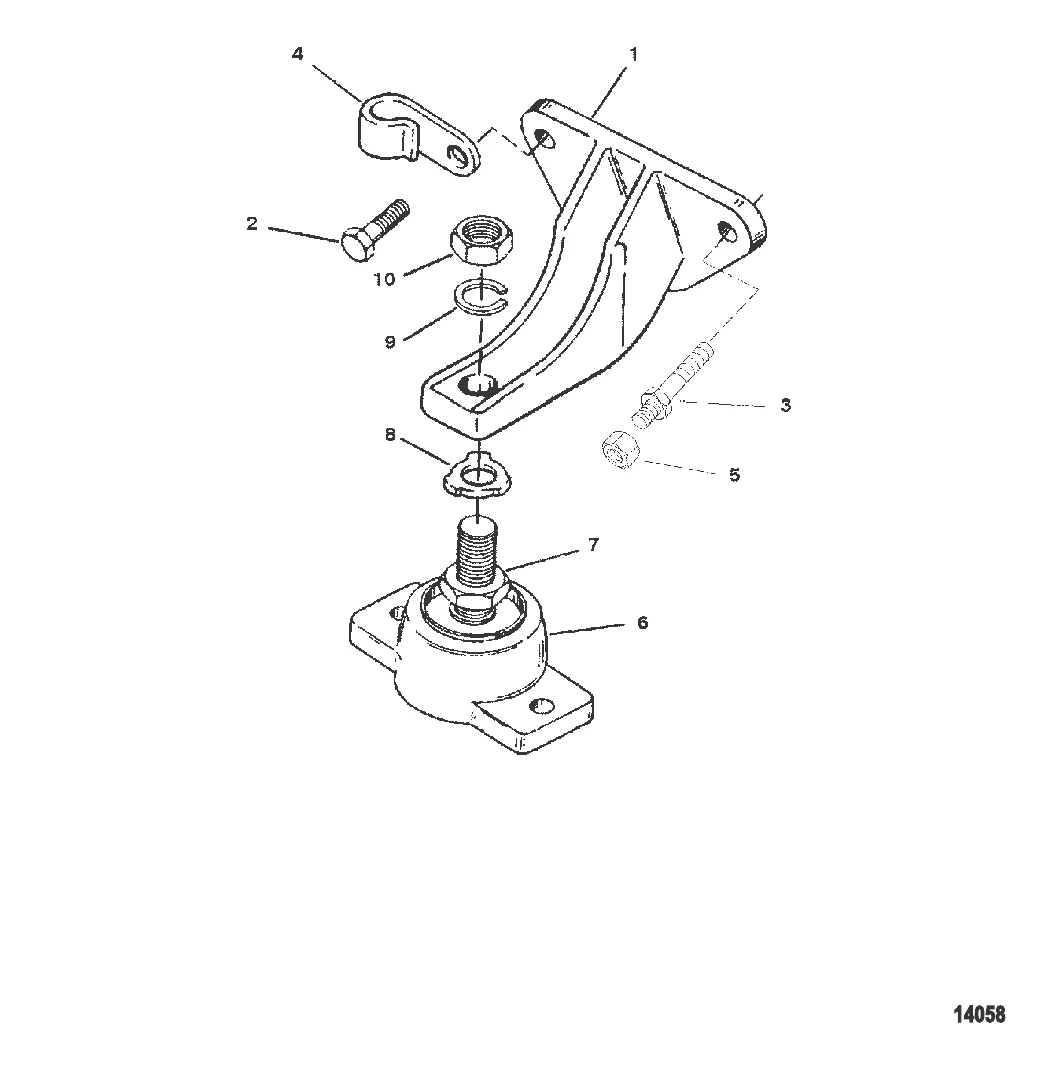 Крепление двигателя