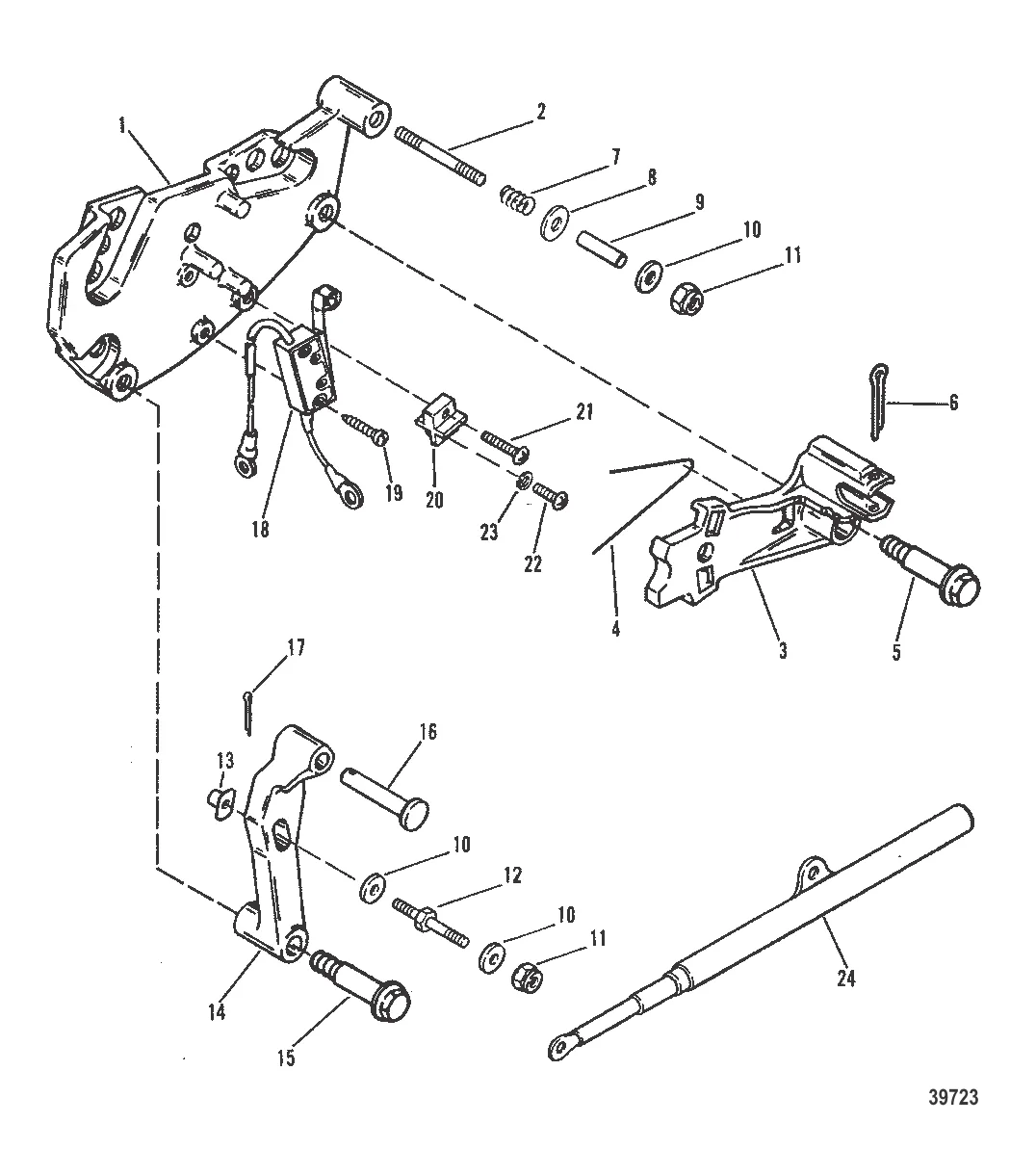 КРОНШТЕЙН ПЕРЕКЛЮЧЕНИЯ ПЕРЕДАЧ