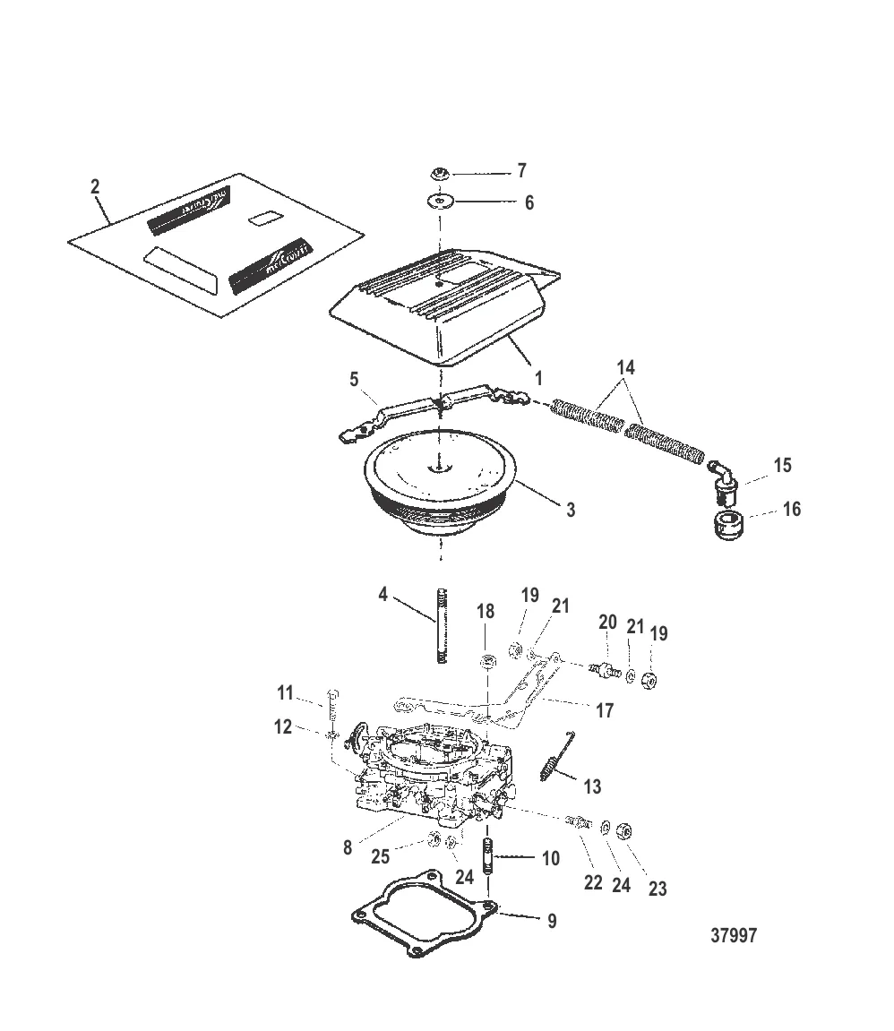 КАРБЮРАТОР И ТЯГА ГАЗА (4-ДИФФУЗОРНЫЙ)