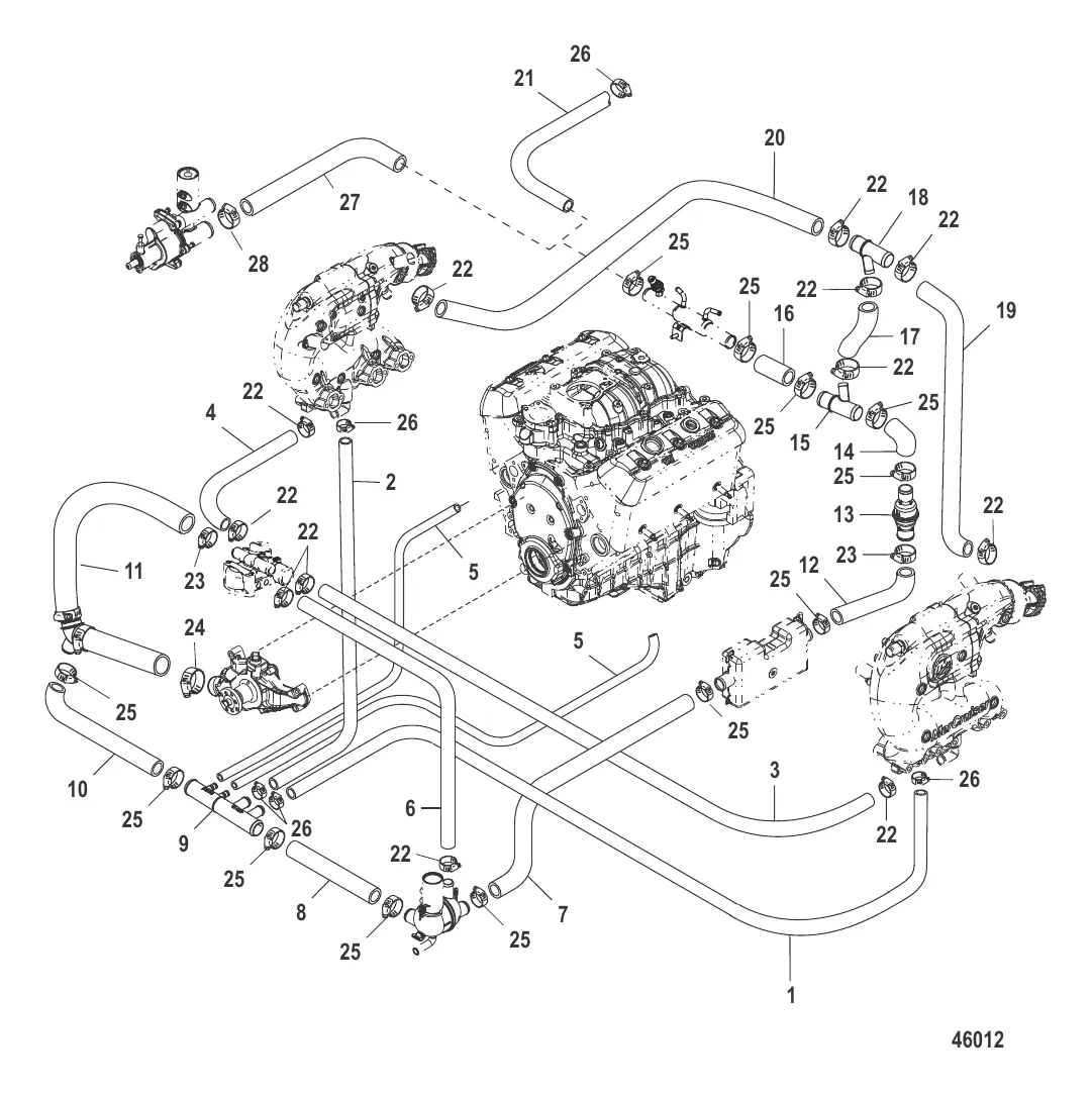 Стандартное охлаждение Alpha, одноточ. (с рукояткой) / Bravo, 3-точ.