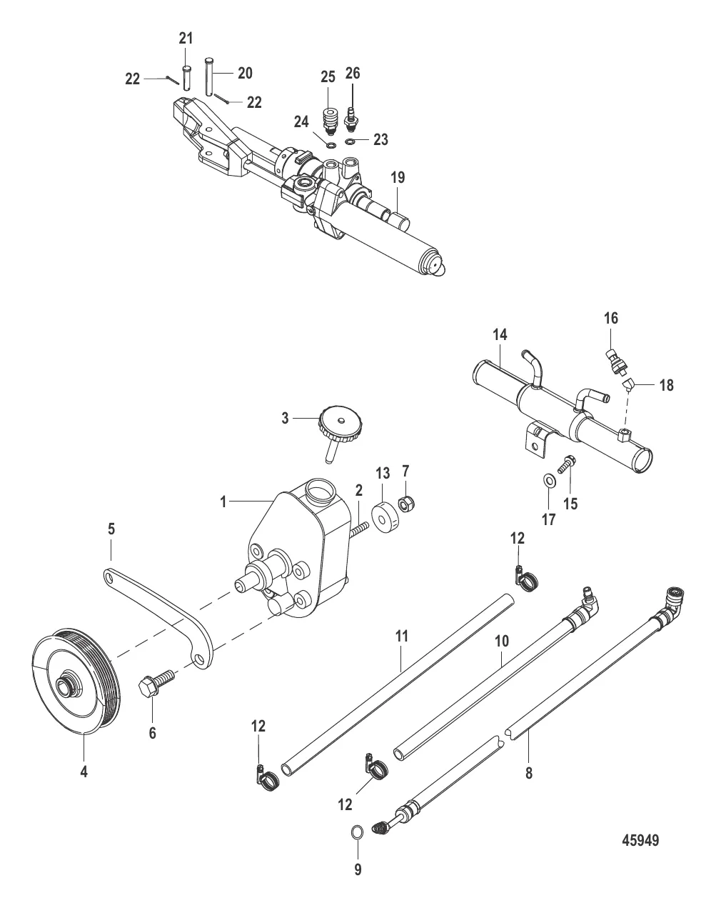 Компоненты рулевого механизма