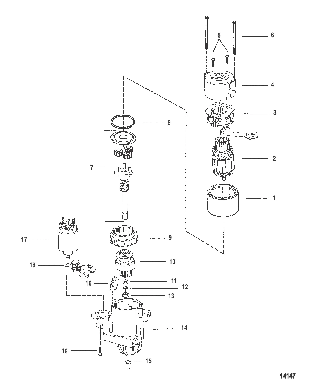 Стартер (PG260-F1)