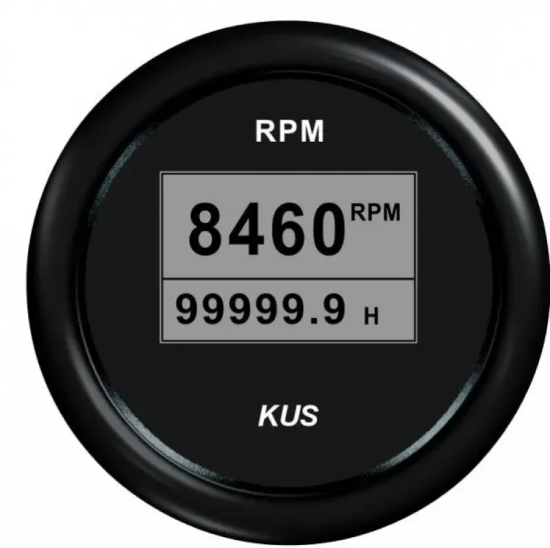 KUS Тахометр цифровой со счетчиком моточасов (BB), SR:1.0-300