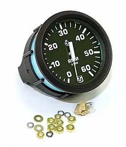 Тахометр 6000 об/мин для стац.моторов (U) 60738G