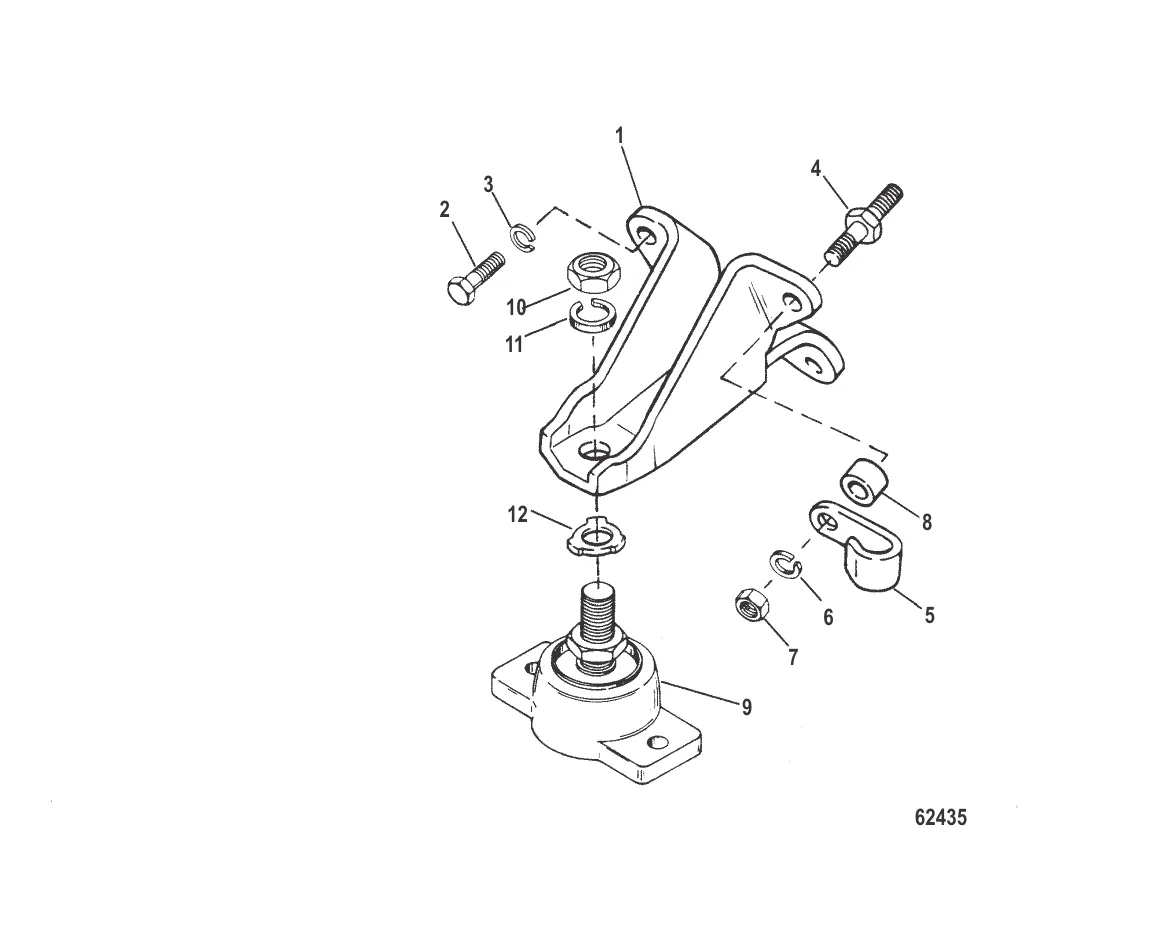 Подвеска двигателя (ШТАМПОВАННЫЙ КРОНШТЕЙН)