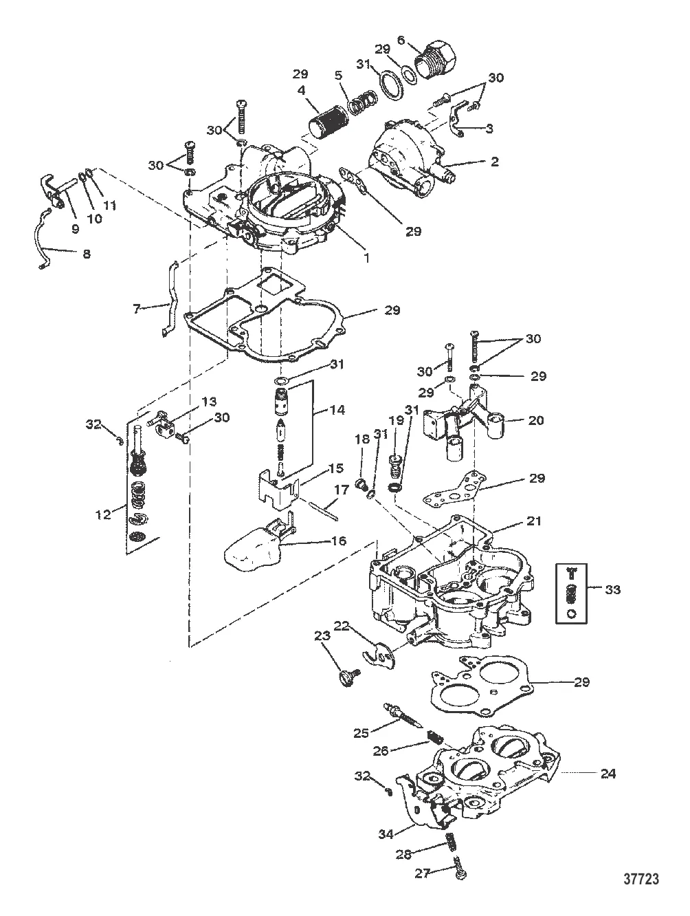 КАРБЮРАТОР (MERCARB – 2 ДИФФУЗОРА)