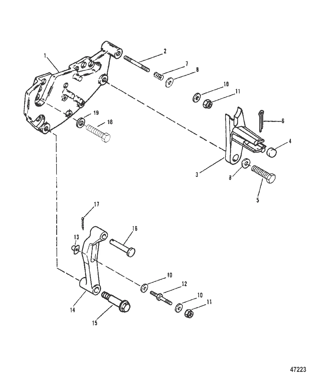 КРОНШТЕЙН ПЕРЕКЛЮЧЕНИЯ ПЕРЕДАЧ