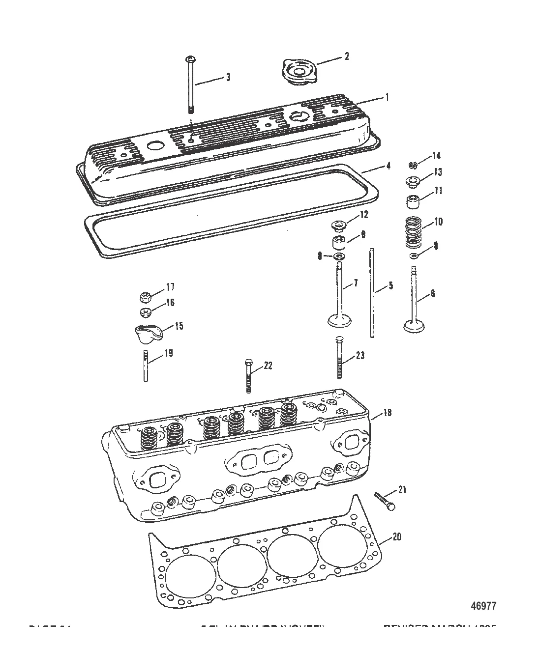 ГОЛОВКА ЦИЛИНДРА И КРЫШКА КОРОМЫСЛА