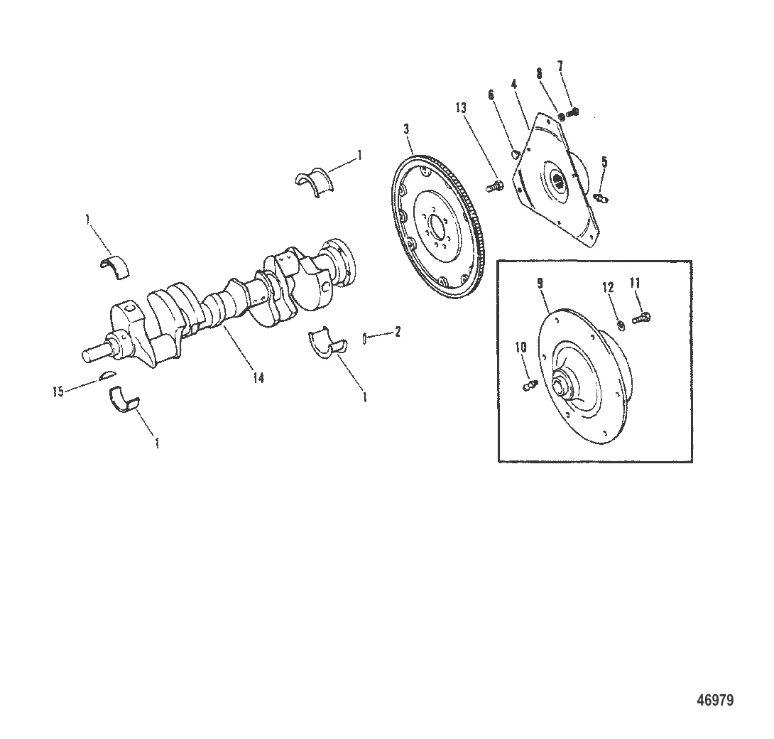КОЛЕНЧАТЫЙ ВАЛ И МАХОВИК
