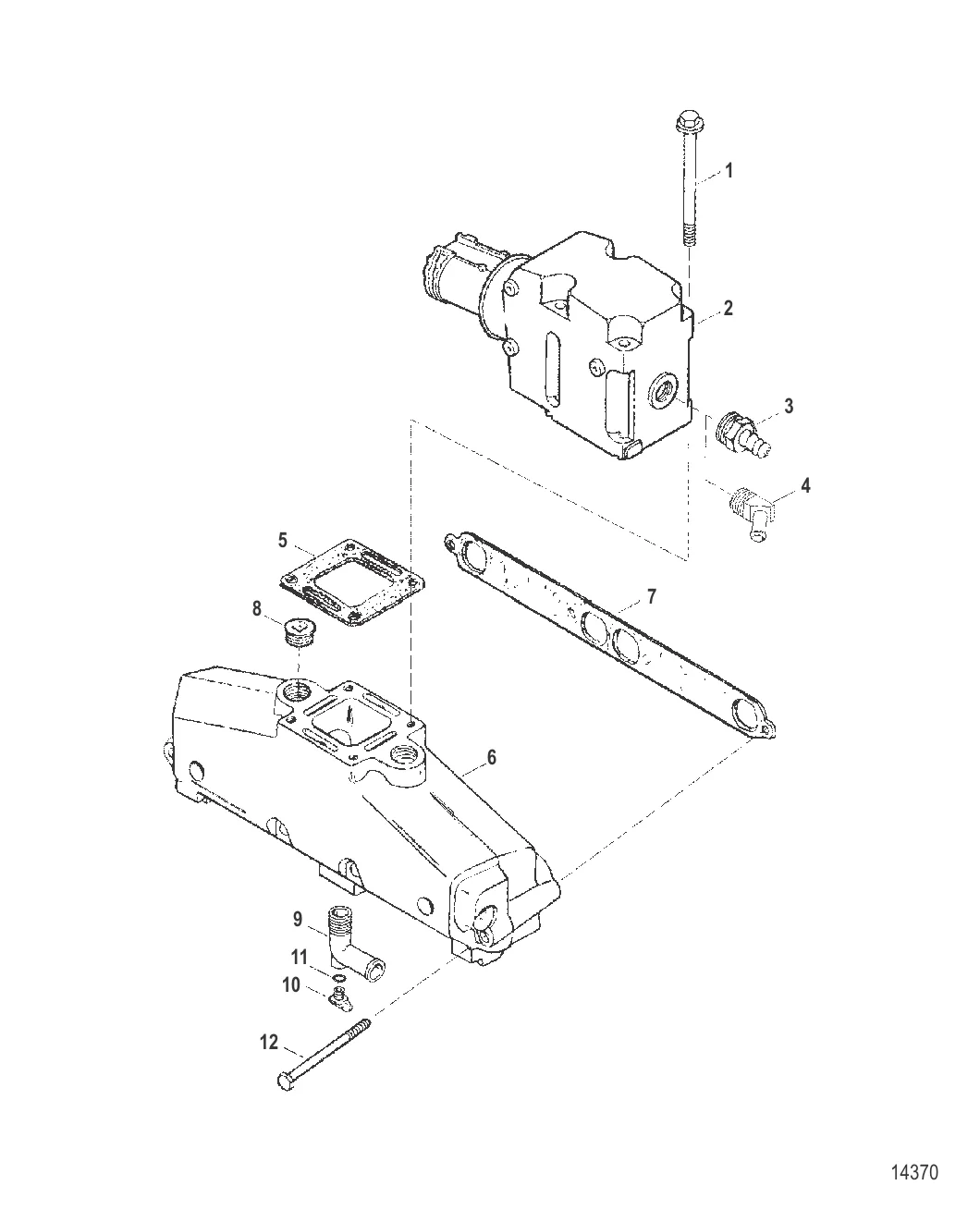 Выхлопной коллектор и коленчатые патрубки