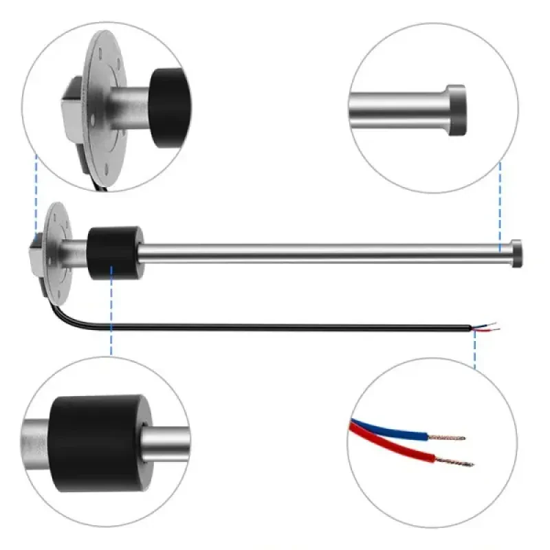 KUS Датчик уровня воды/топлива 200мм, 0-190 Om