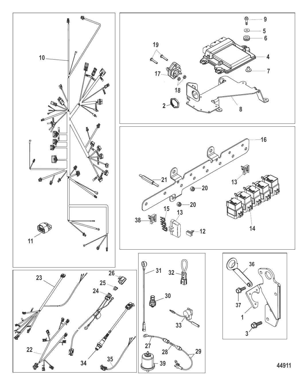 Электрические компоненты Цифровое управление газом и реверсом