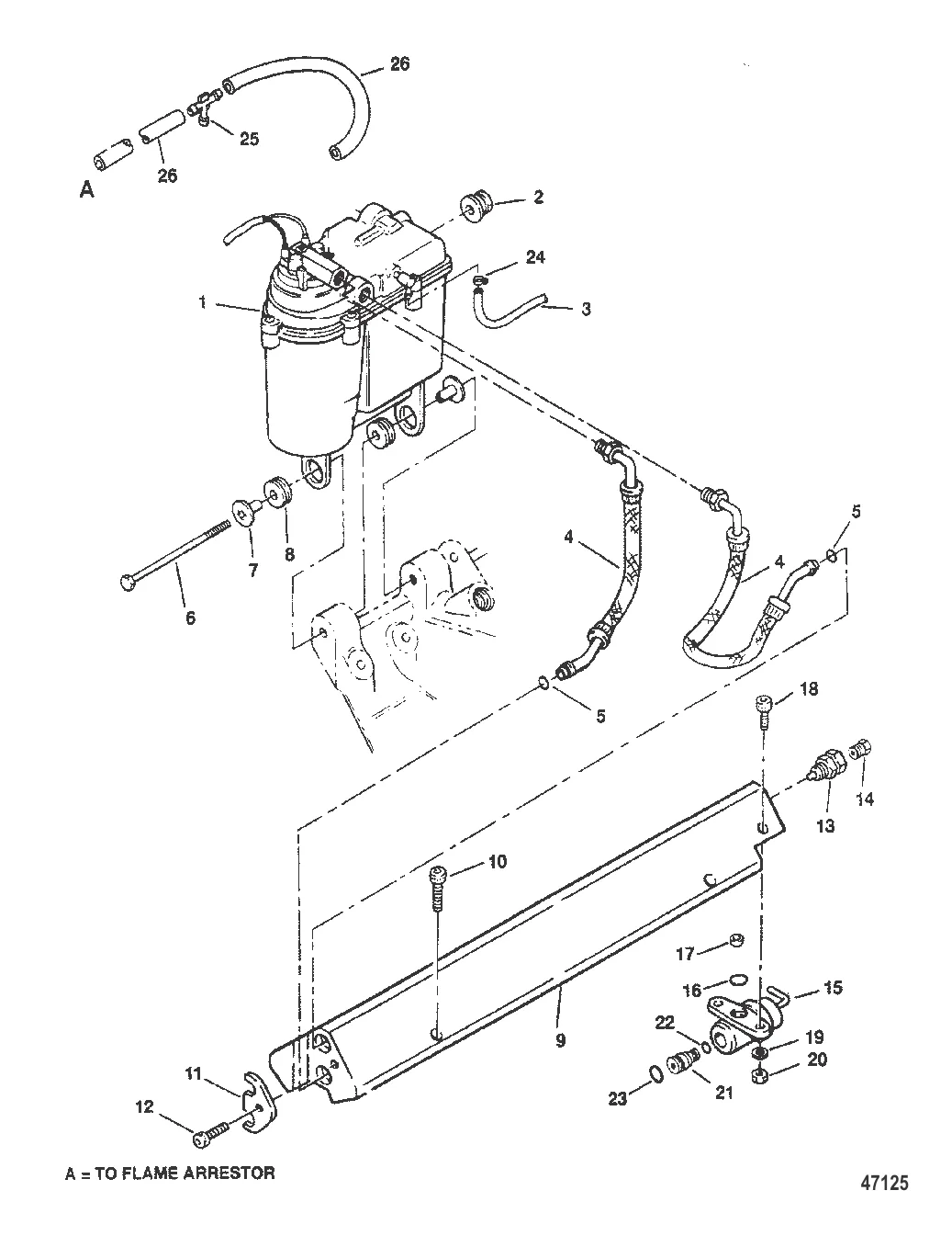 БАК ПАРОСЕПАРАТОРА И ТОПЛИВНАЯ НАПРАВЛЯЮЩАЯ