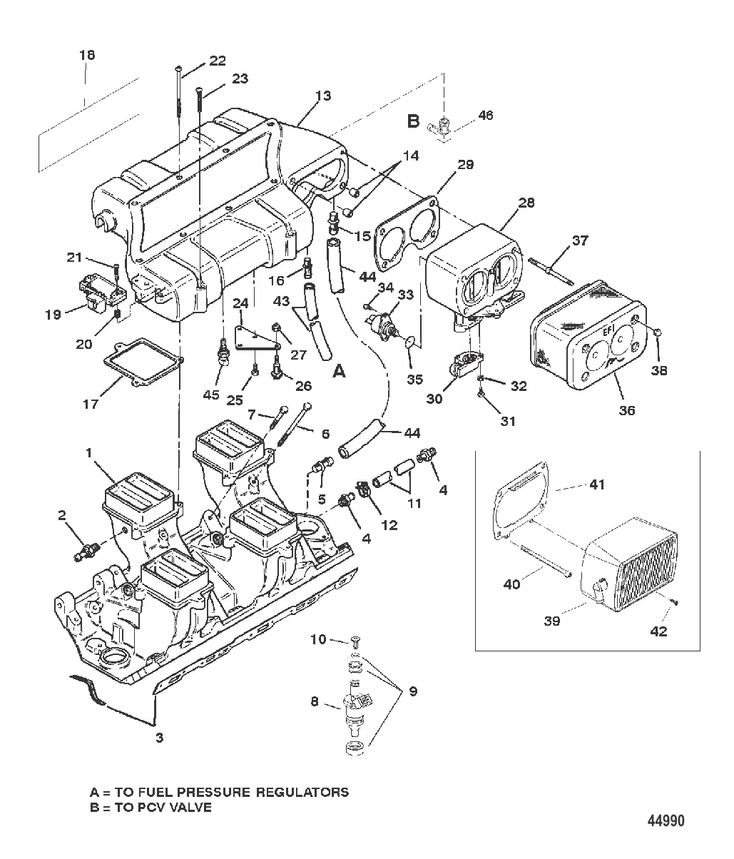 ВПУСКНОЙ КОЛЛЕКТОР И ВОЗДУХОЗАБОРНАЯ КАМЕРА