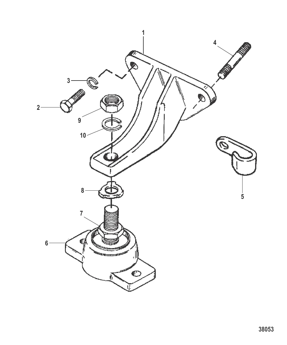 КРЕПЛЕНИЕ ДВИГАТЕЛЯ
