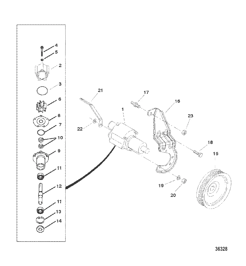 НАСОС ДЛЯ ЗАБОРТНОЙ ВОДЫ