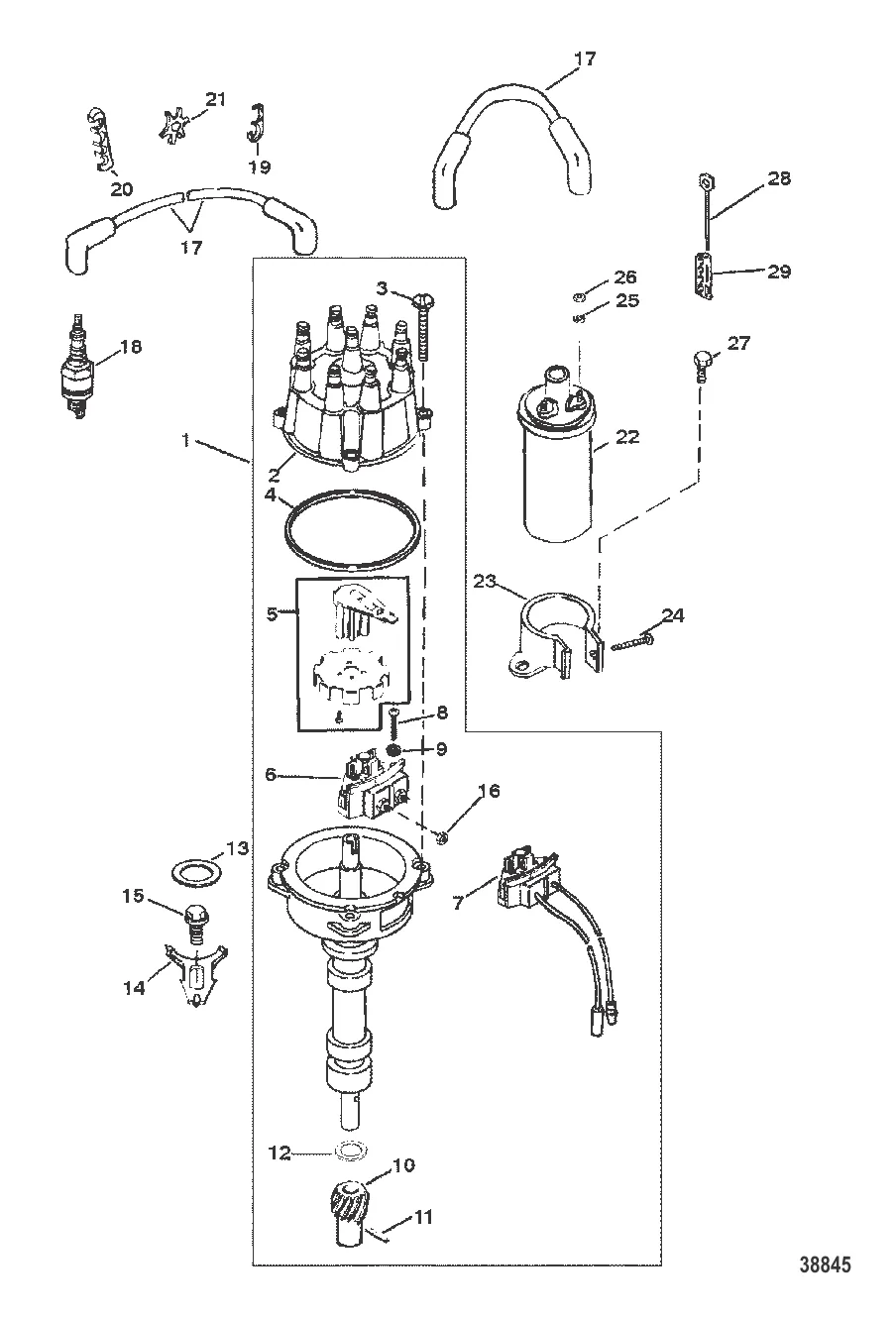 РАСПРЕДЕЛИТЕЛЬ И КОМПОНЕНТЫ СИСТЕМЫ ЗАЖИГАНИЯ