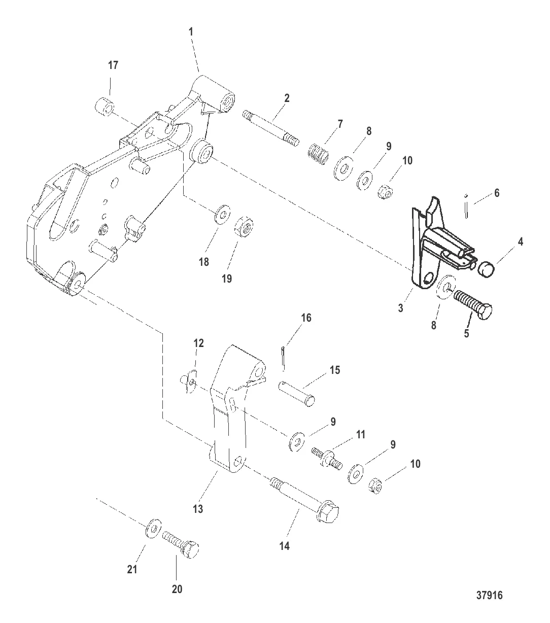 КРОНШТЕЙН ПЕРЕКЛЮЧЕНИЯ ПЕРЕДАЧ