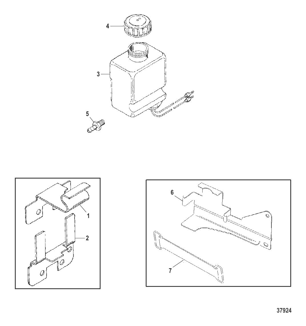 МАСЛЯНЫЙ БАК И КРОНШТЕЙН