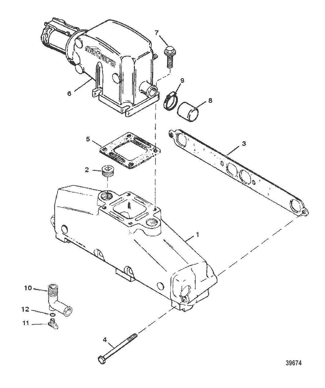 ВЫХЛОПНОЙ КОЛЛЕКТОР И ВЫХЛОПНОЙ КОЛЕНЧАТЫЙ ПАТРУБОК