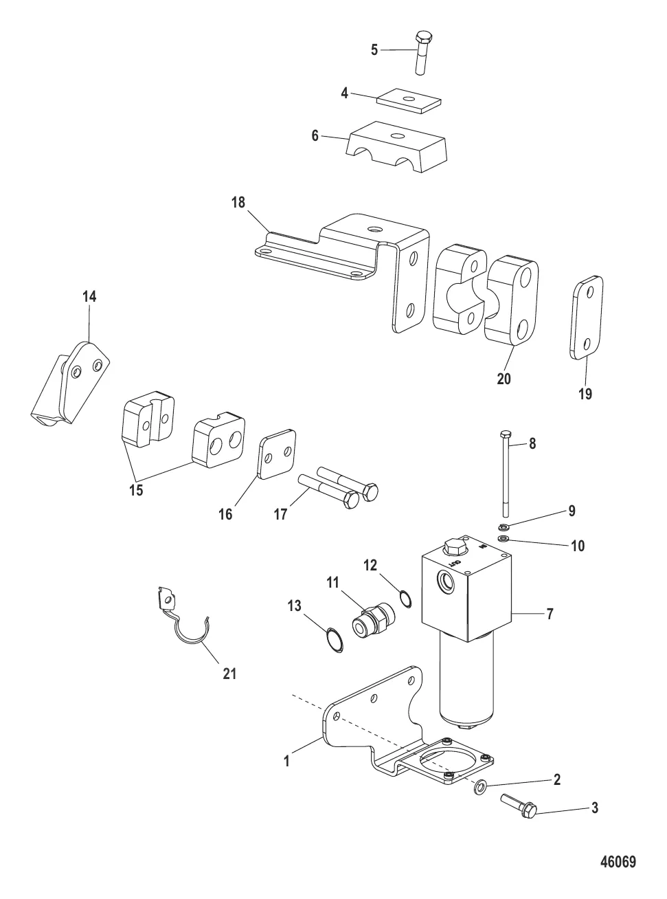 Рулевой механизм AXIUS Фильтр жидкости (высокого давления), Gen I