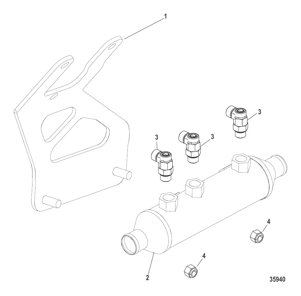 Рулевой механизм AXIUS Охладитель масла и кронштейн, Gen I