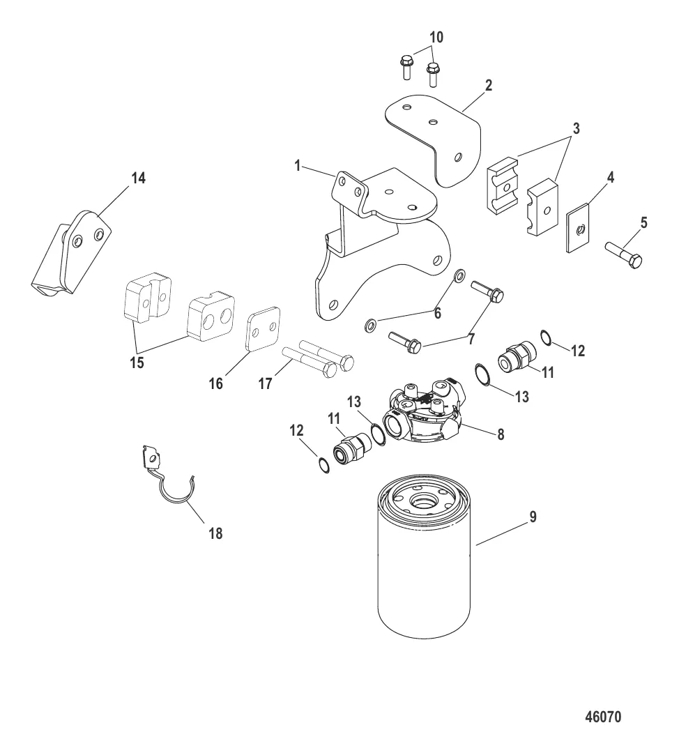 Рулевой механизм AXIUS Фильтр жидкости (не в.д.) 1A349742 и ниже, Gen I