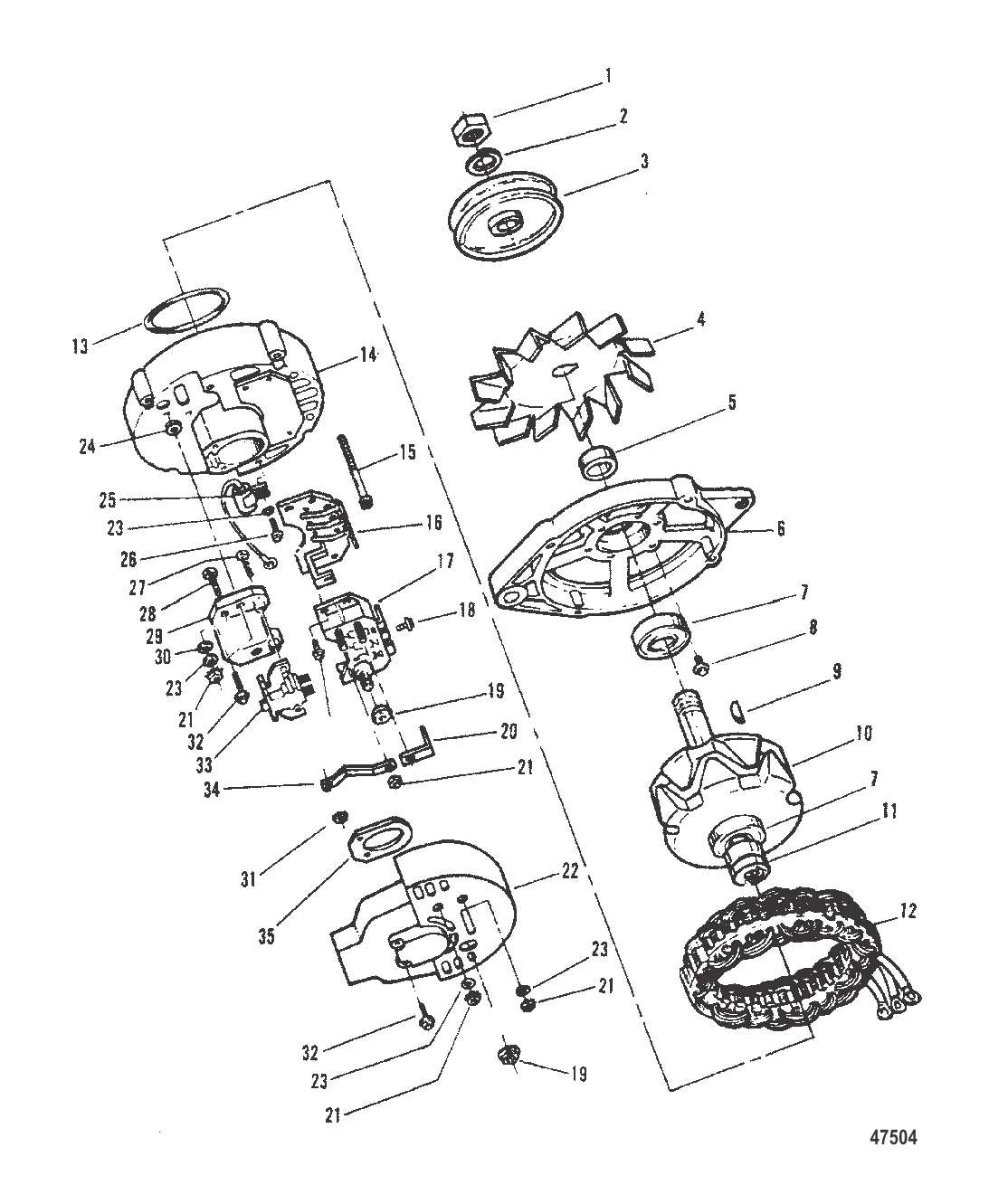 ГЕНЕРАТОР (PRESTOLITE)