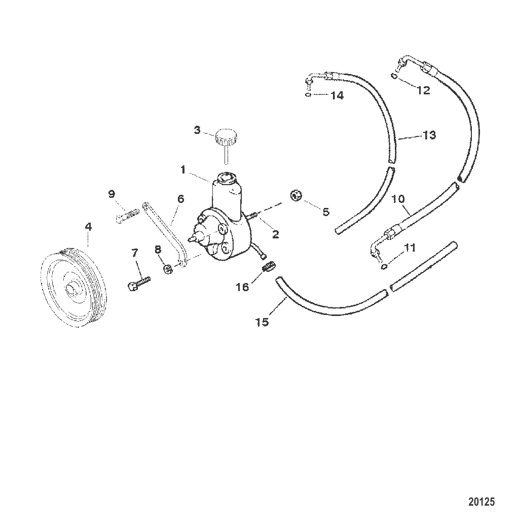 КОМПОНЕНТЫ РУЛЕВОГО МЕХАНИЗМА С УСИЛИТЕЛЕМ