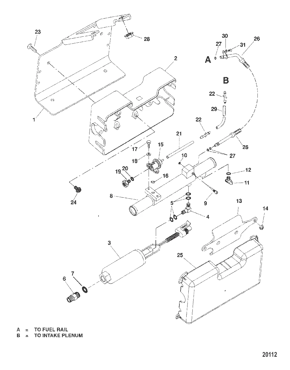 Топливный насос и охладитель топлива