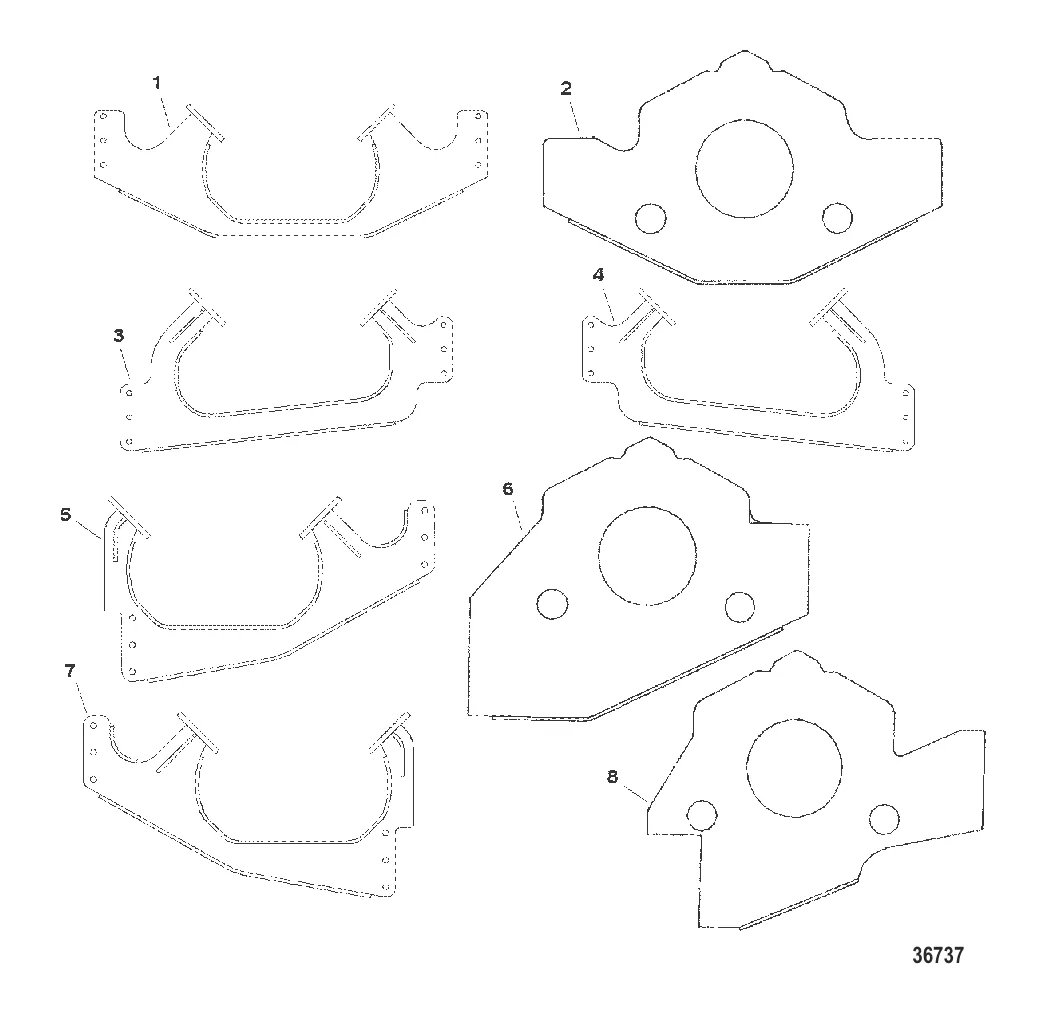 МОНТАЖНЫЕ ПЛАСТИНЫ – ДВИГАТЕЛЬ