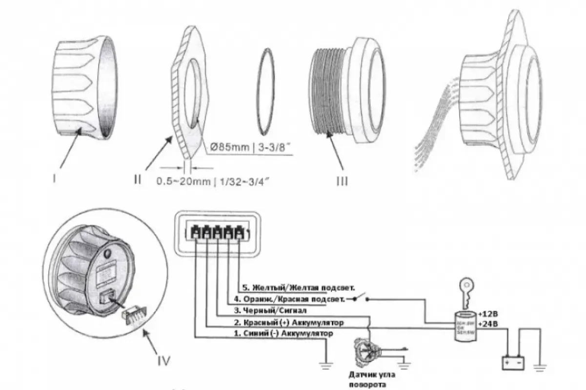 KUS Трим-указатель для ПЛМ (BS), 0-190 Ом