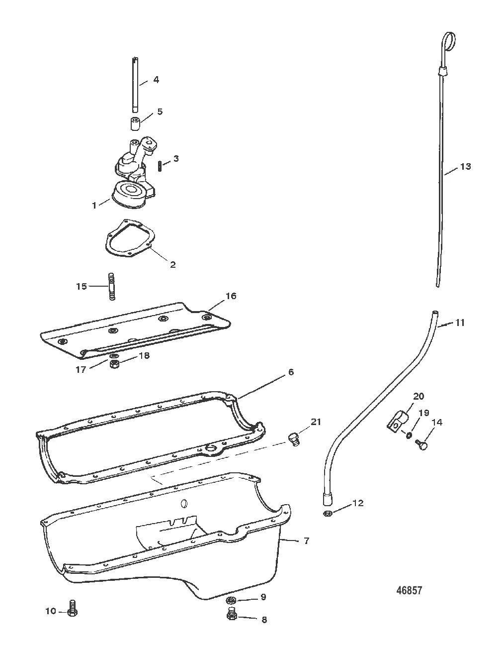 МАСЛОСБОРНИК И МАСЛЯНЫЙ НАСОС