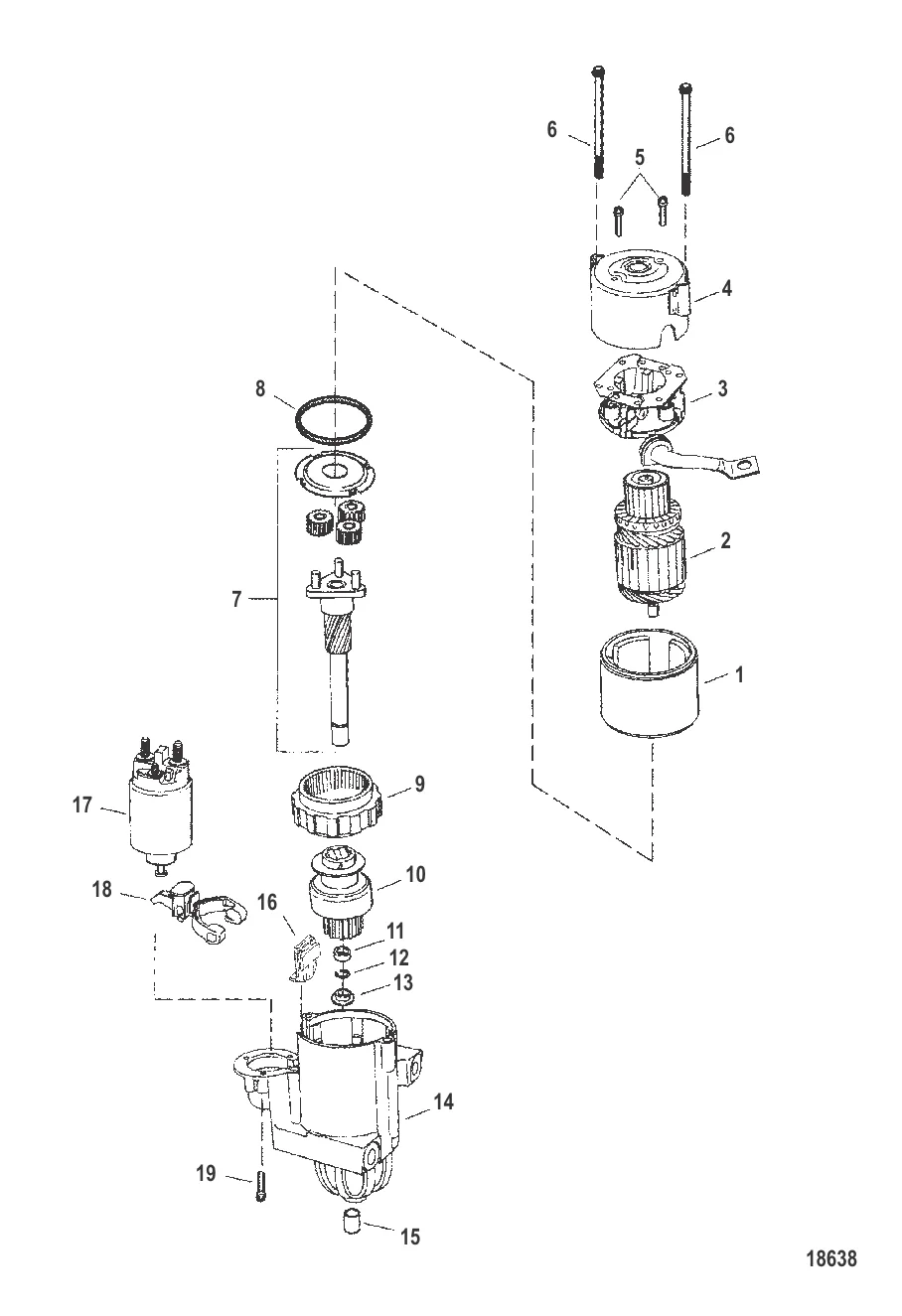 Стартер в сборе (50-8M8021116)